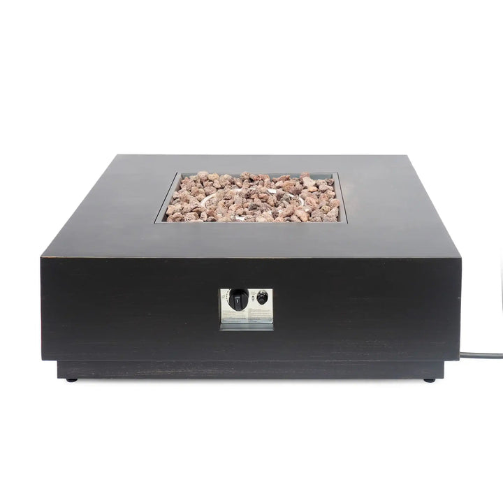 Modern Square Fire Pit With 50, 000 Btu