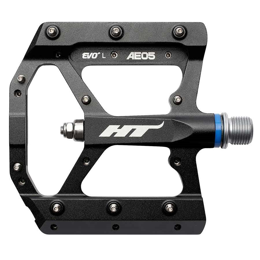 HT Components AE05 EVO+ Platform Pedals Body: Aluminum, Spindle: Cr-Mo 9/16''