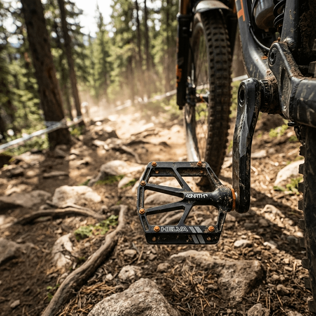 45NRTH Helva Aluminum Platform Pedals - Black