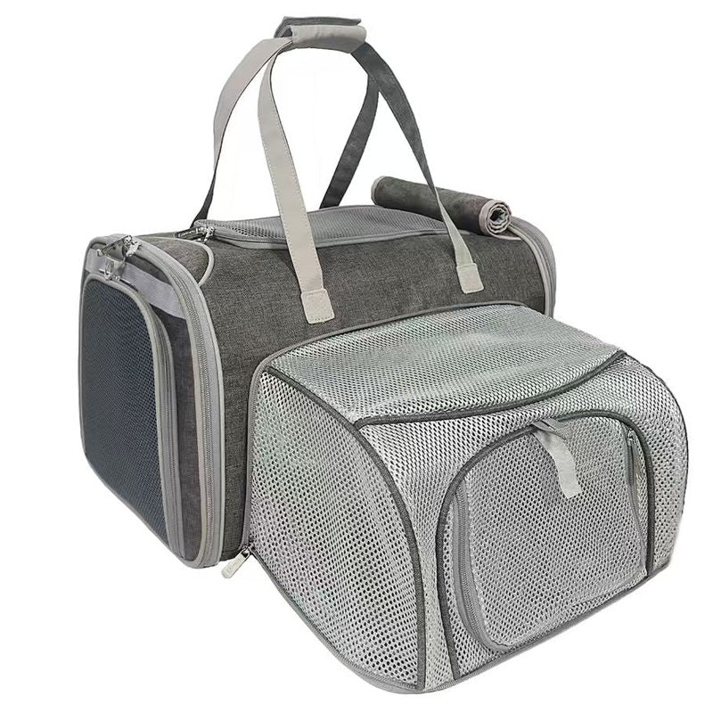 Mr. Peanut's Gold Series Standard Size Airline Compliant Expandable Pet Carrier