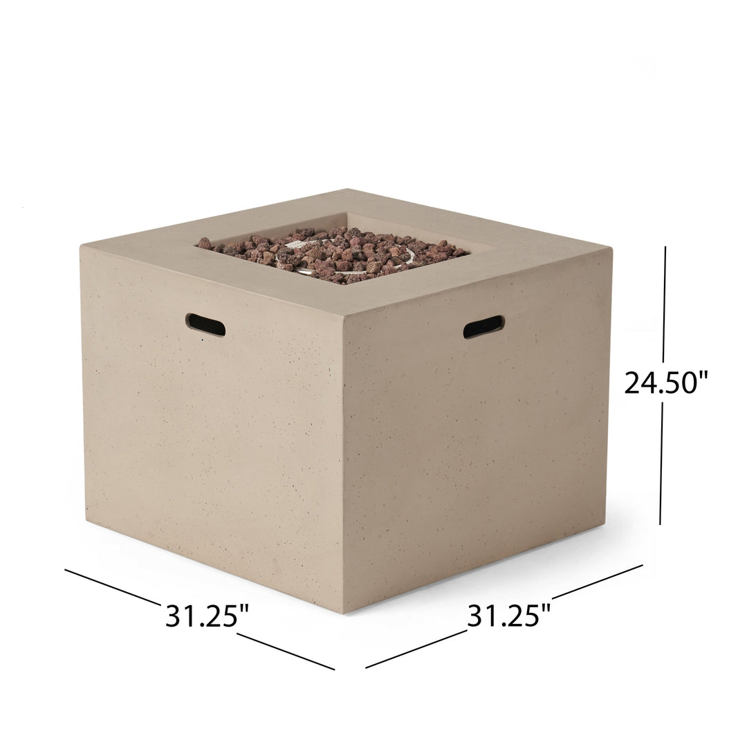 AIDAN 31' Square Fire Pit Outdoor