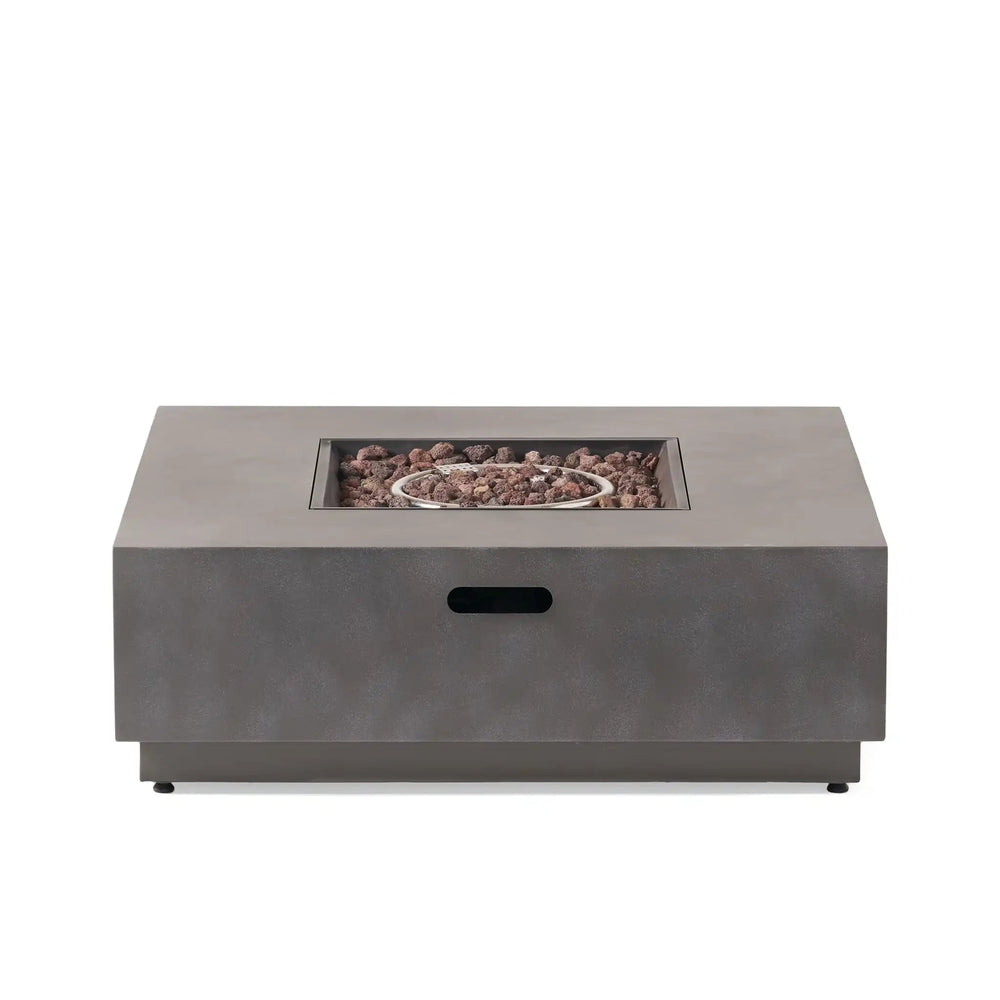 Modern Square Fire Pit With 50, 000 Btu