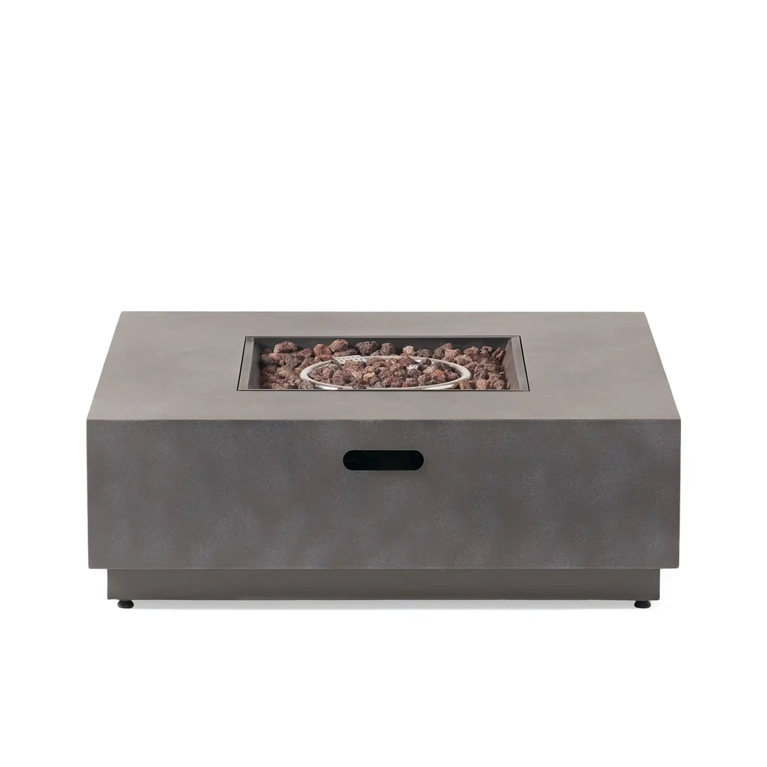 Modern Square Fire Pit With 50, 000 Btu