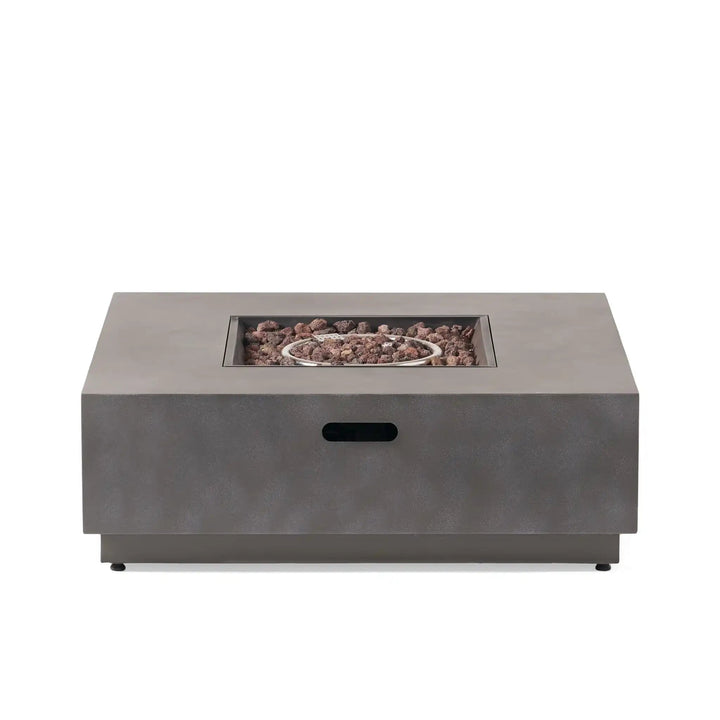 Modern Square Fire Pit With 50, 000 Btu