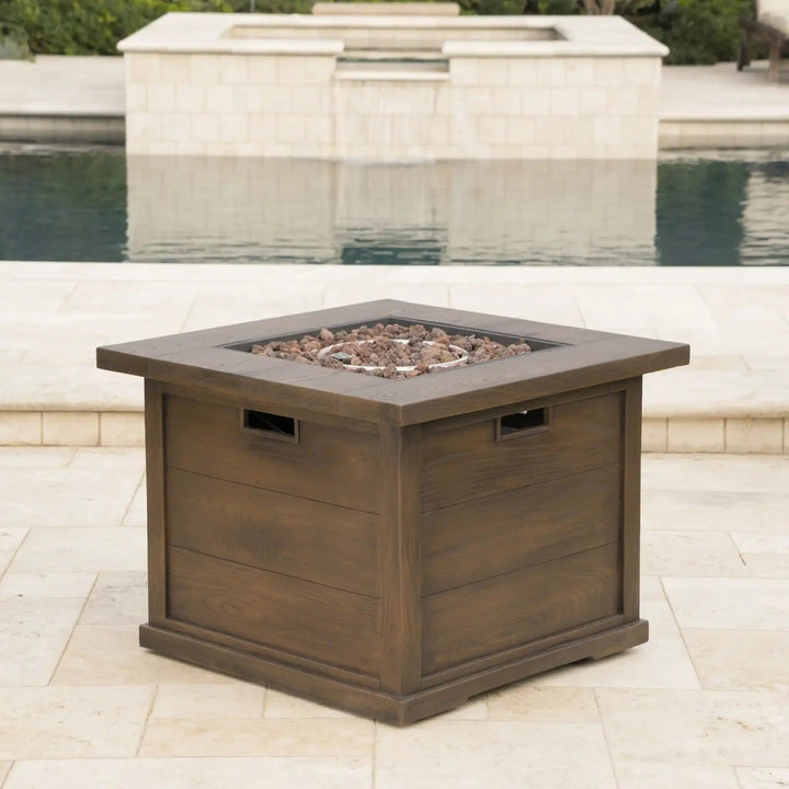 Outdoor Gas Fire Pit for Patios and Gardens