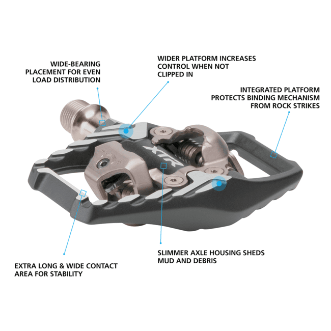 Shimano PD-M9120 XTR TRAIL SPD PEDALS W/CLEAT