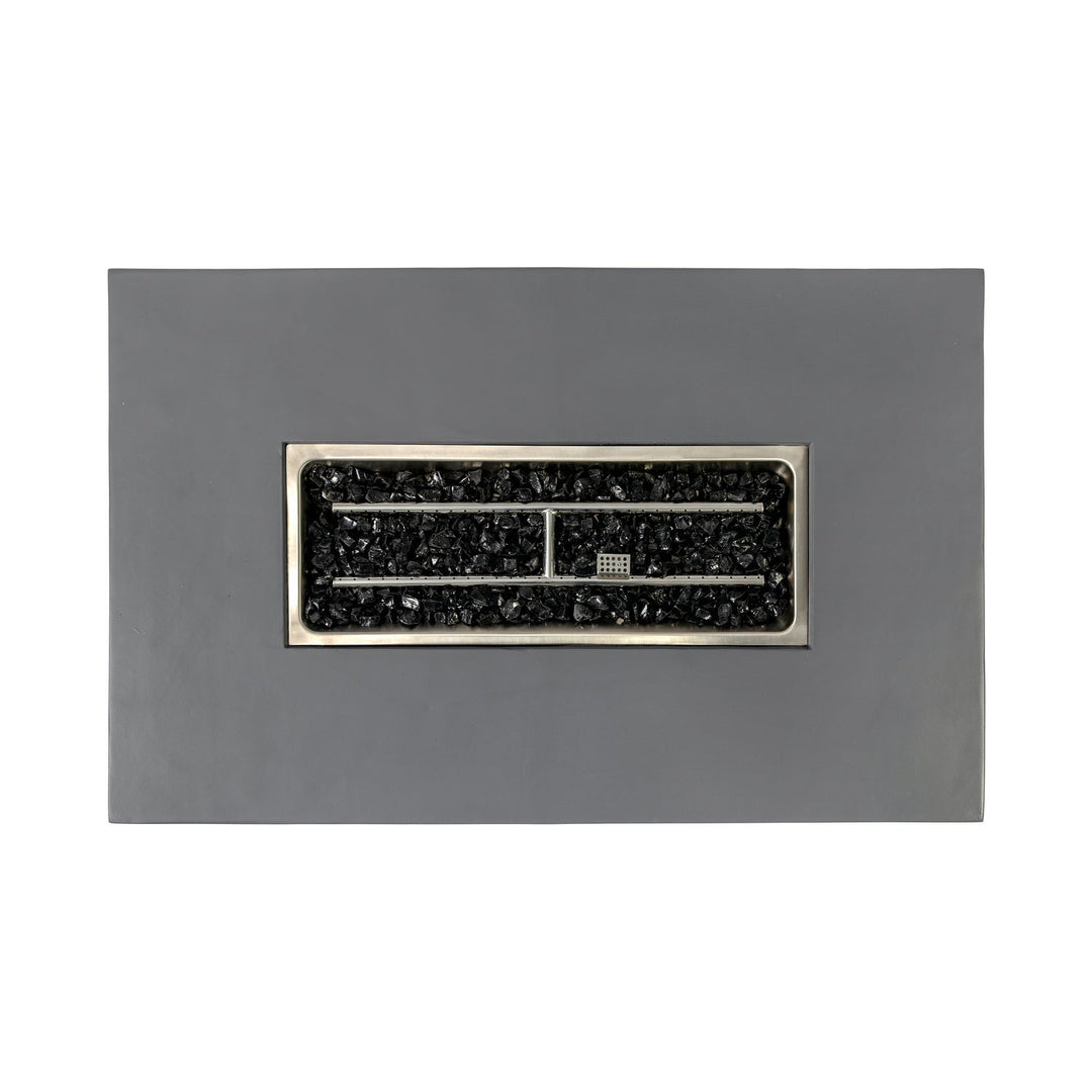 Volon Modern Rectangular Fire Pit Table