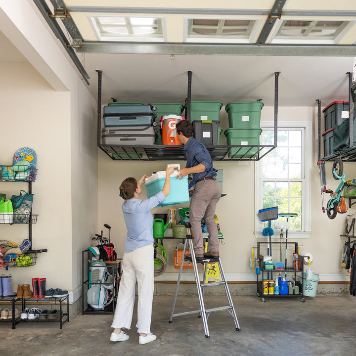 4' x 8' Overhead Garage Shelving 700 lbs Storage
