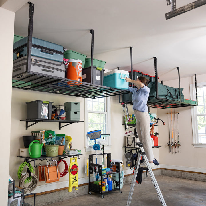 4' x 8' Overhead Garage Shelving 700 lbs Storage