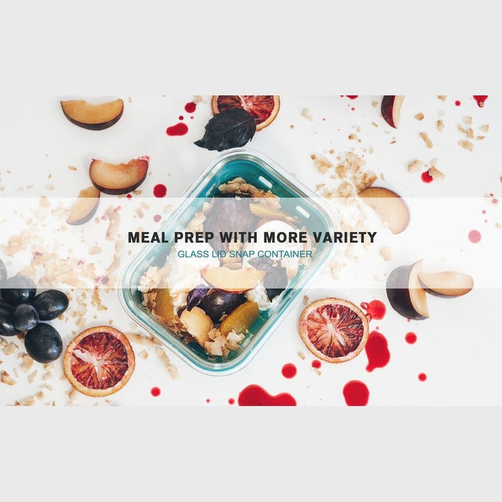 Multicolor Glass Storage Set