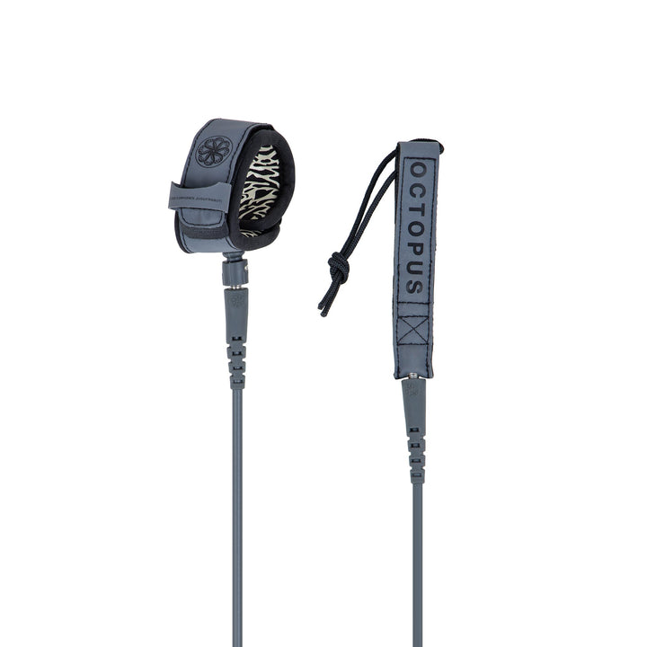 MISSION: CONTROL 5.5" SURF LEASH - GREY