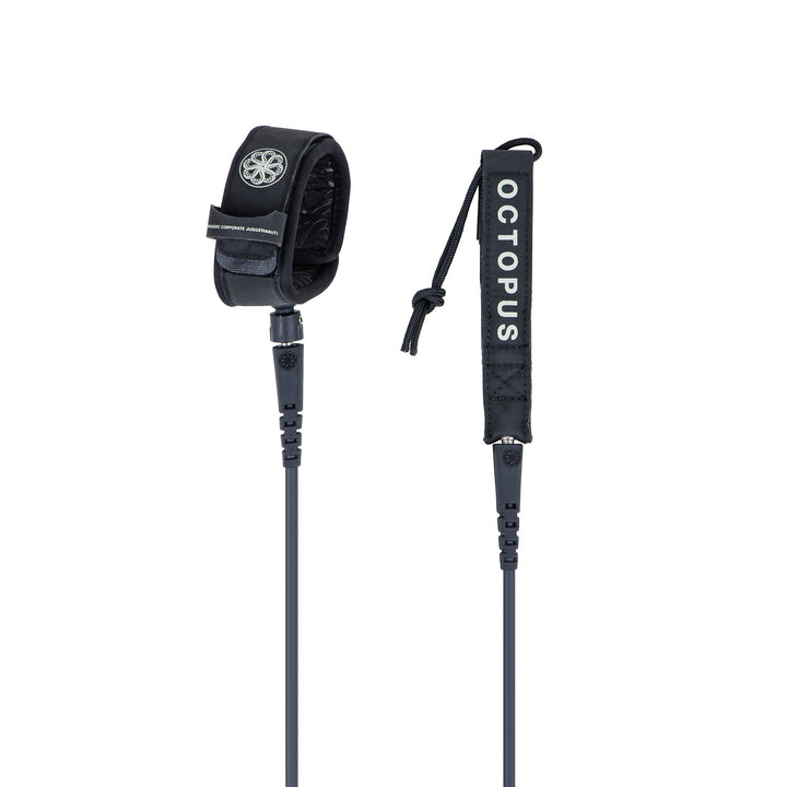 MISSION: CONTROL 5.5" SURF LEASH - BLACK