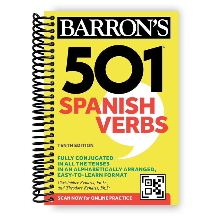 501 Spanish Verbs, Tenth Edition Spiral Bound
