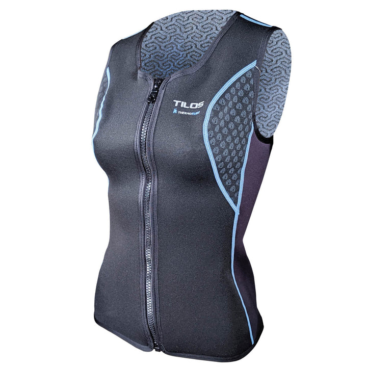 1mm Ladies Thermoflare Zip Vest for Efficient Warmth