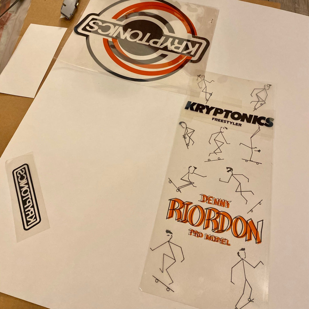 Denny Riordon Stick Man FREESTYLE Limited Edition Deck 7.3”x27.75” HAND PAINTED 1 of 5