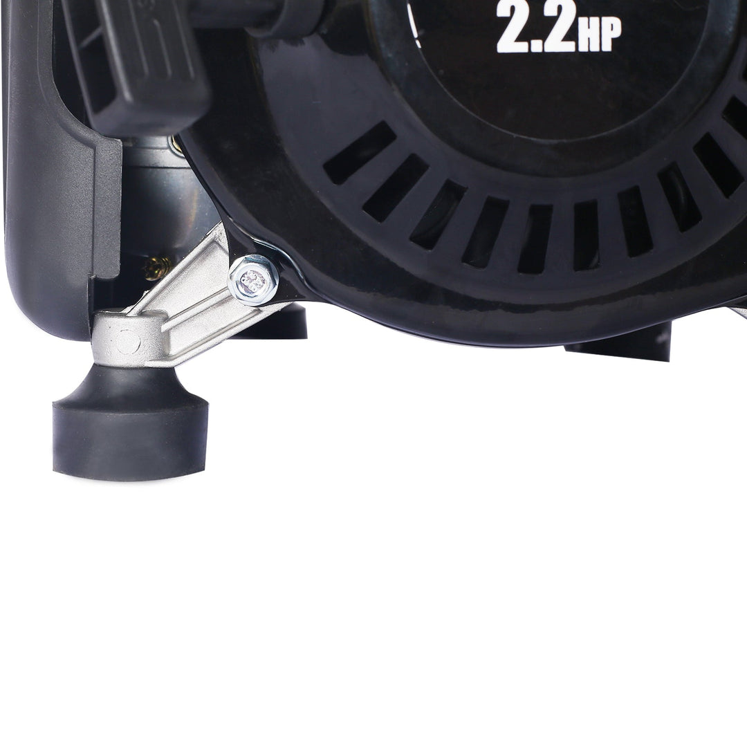 Portable Outdoor Generator Low Noise Gas Powered for Home Use Yellow Steel 14.60x12.20x13.80 Inches