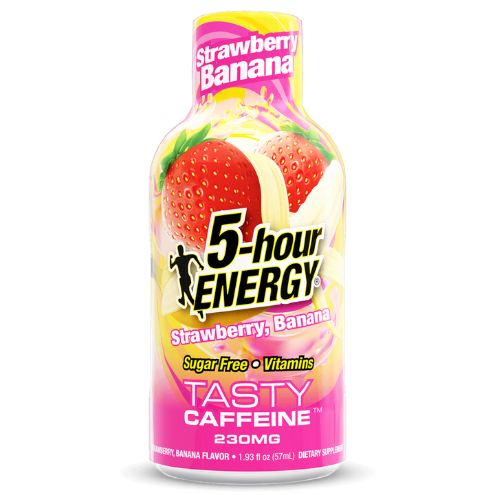 5-hour Energy Strawberry Banana Flavor Extra Strength 5-hour ENERGY Shots