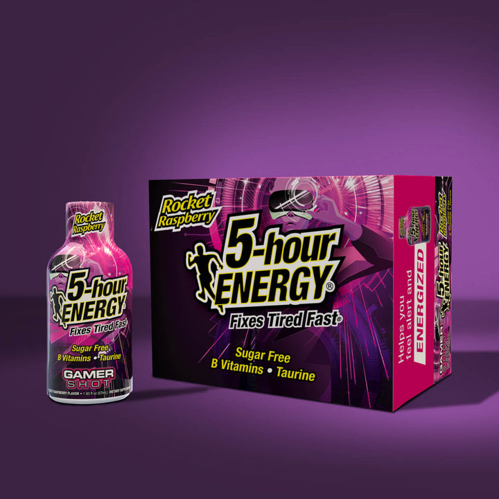 24 Pack Rocket Raspberry Energy Shots - 5-hour ENERGY