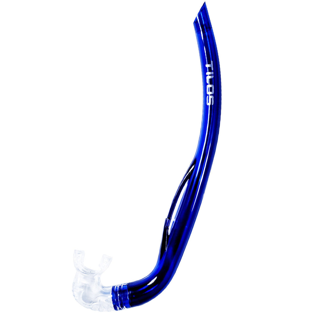 Basic J Snorkel with Keeper for Secure Underwater Safety