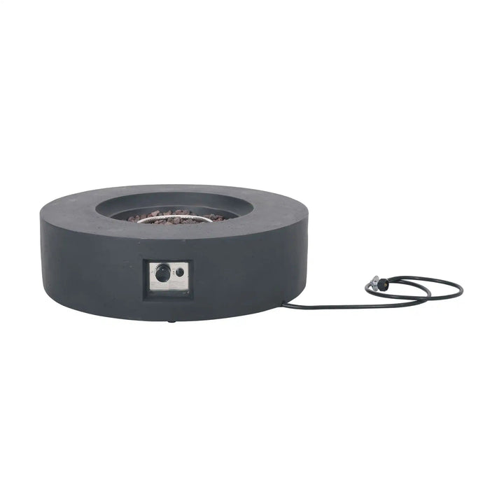 Lightweight Concrete Outdoor Fire Pit - 50,000 BTU