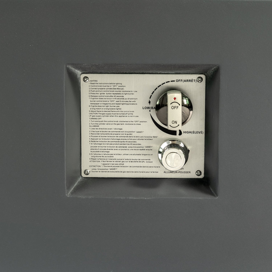 Volon Modern Rectangular Fire Pit Table