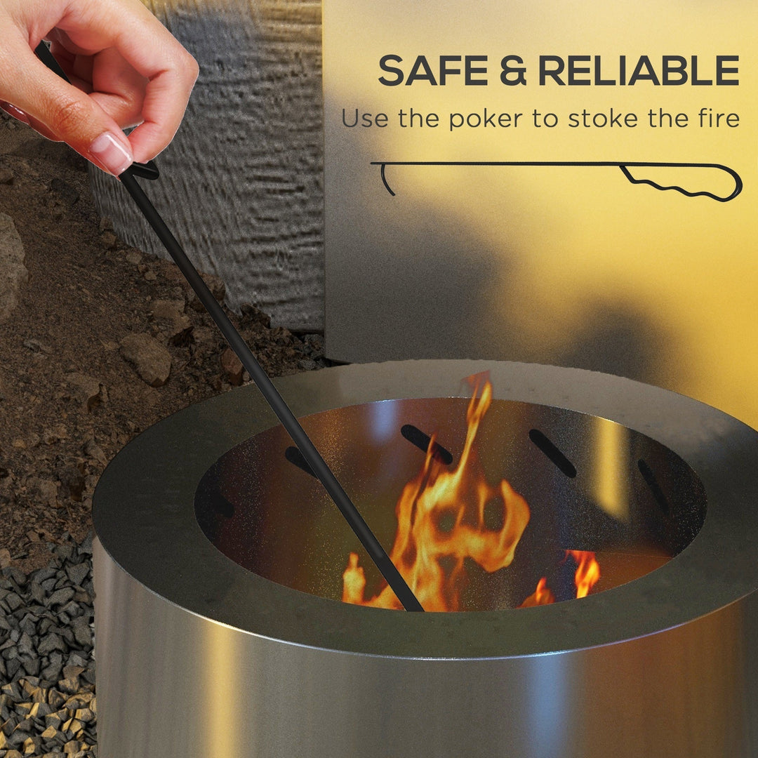 Smokeless Fire Pit 19' Portable Wood Burning Firepit