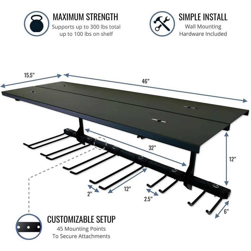 G-Tool Solid Shelf | Adjustable Wall Storage System