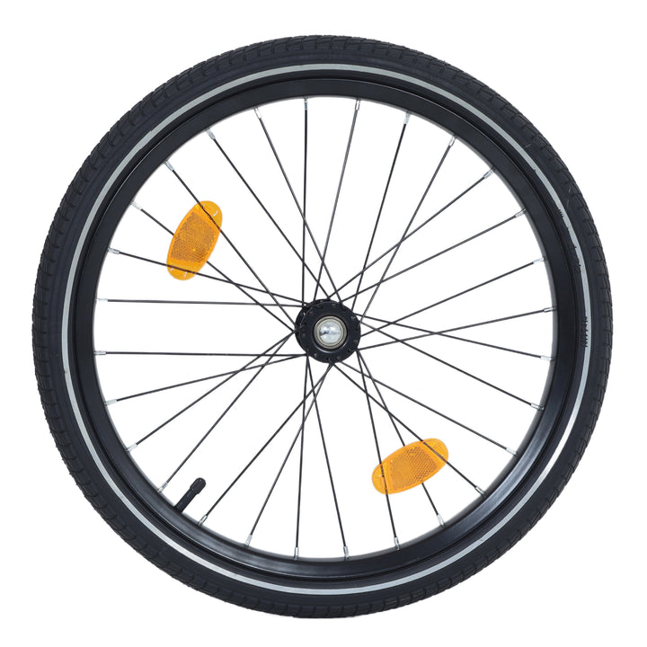 Large Folding Bike Trailer for Dogs – 66LB Capacity All-Terrain Pet Carrier