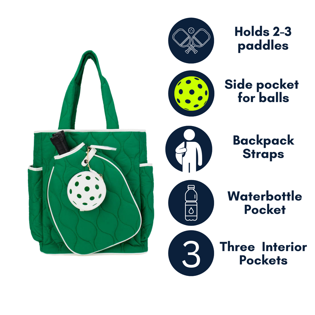 Fifth Ave Pickleball Convertible Tote Bag/Backpack