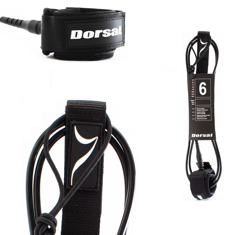 DORSAL Surf Leash for Surfboard, Longboard & SUP