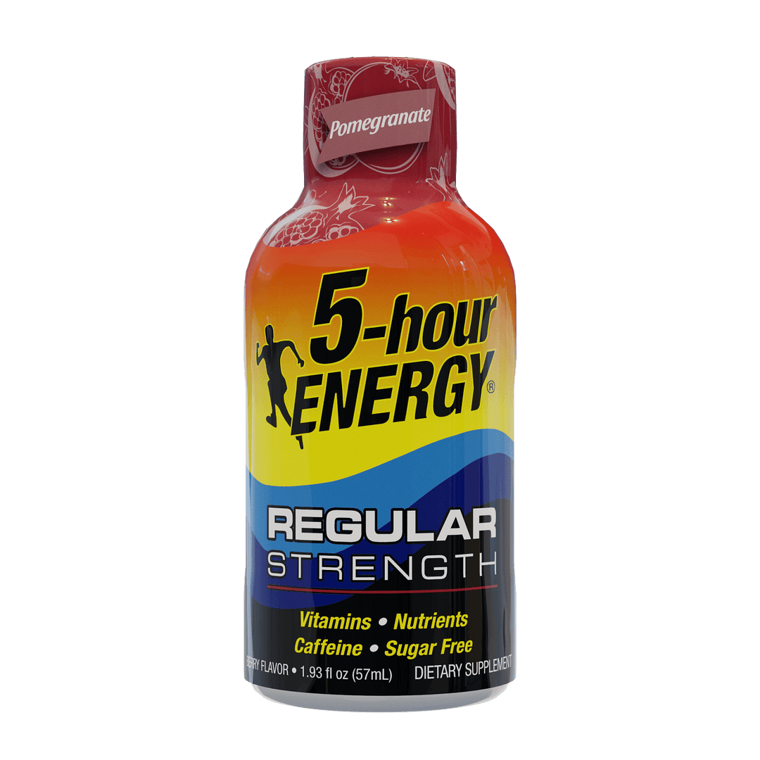 5-hour Energy Pomegranate Flavor Regular Strength 5-hour ENERGY Shots