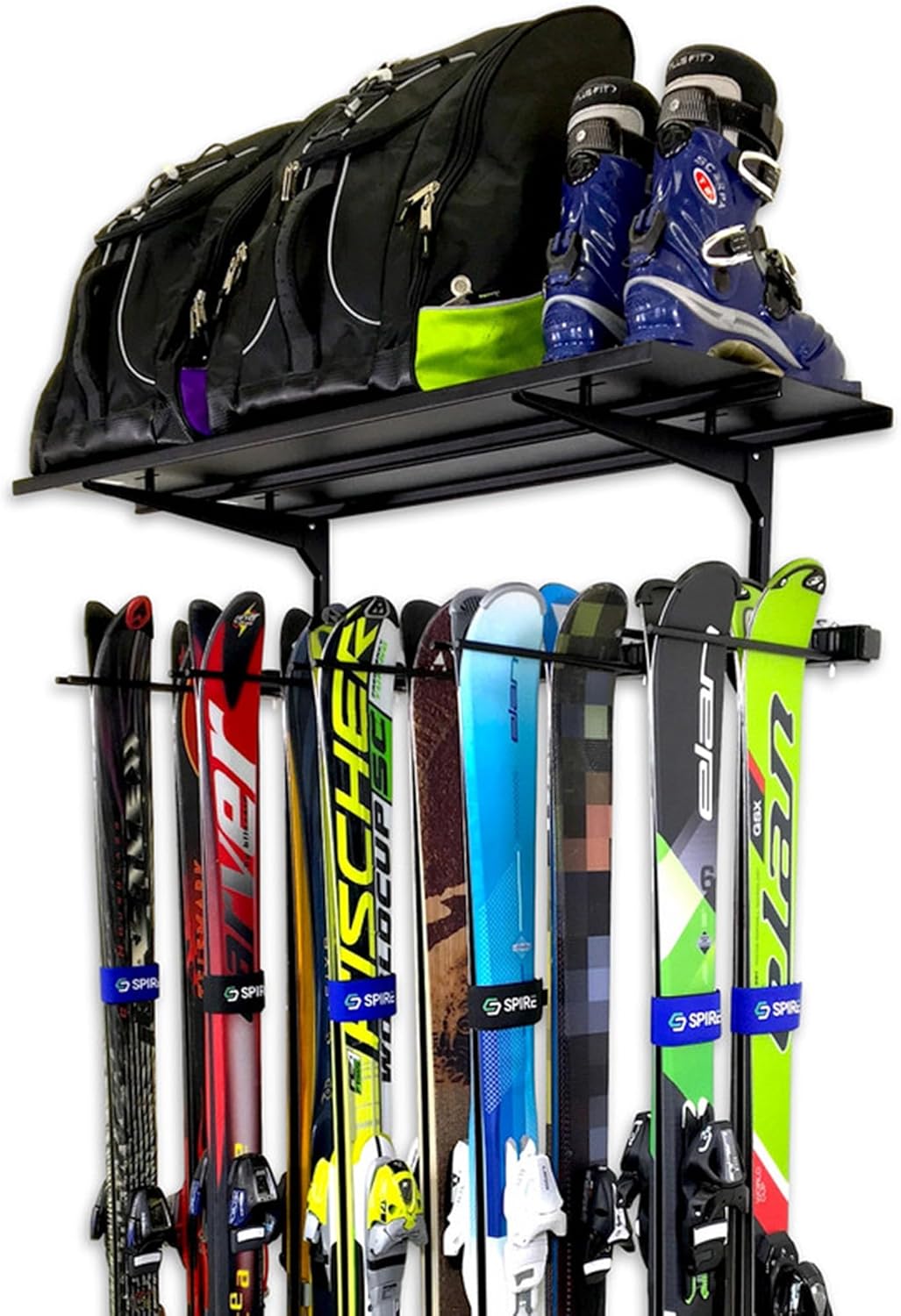 Solitude Ski Storage Rack for 10 Pairs of Skis