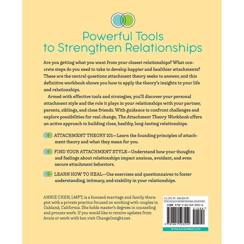 The Attachment Theory Workbook: Powerful Tools to Promote Understanding, Increase Stability, and Build Lasting Relationships Spiral Bound