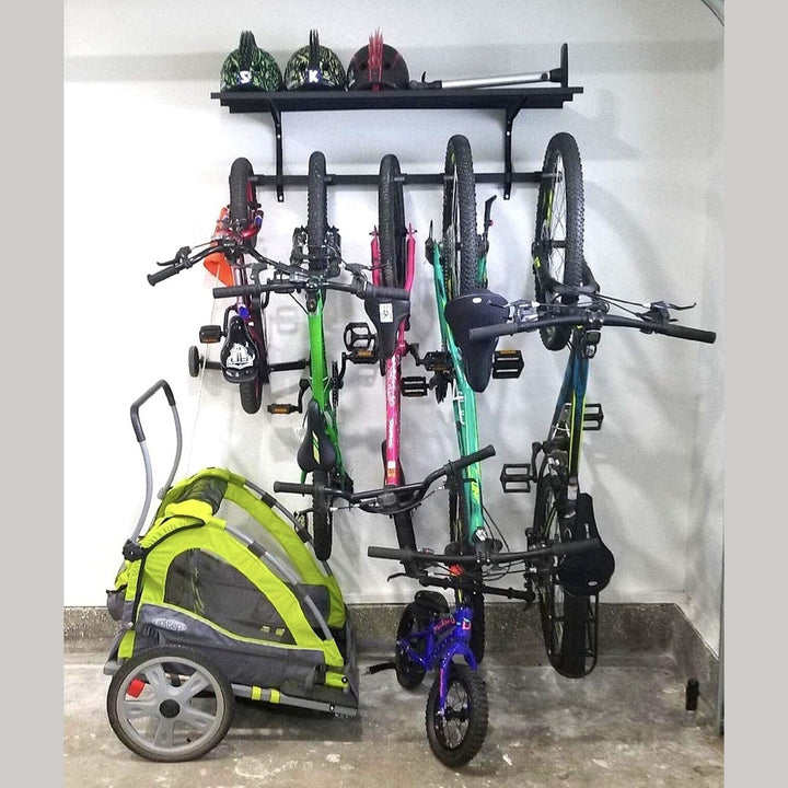 G-Bike Wall Storage System for 5 Bikes - Bike Storage Solution