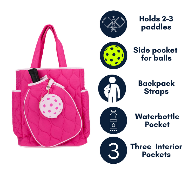 Fifth Ave Pickleball Convertible Tote Bag/Backpack