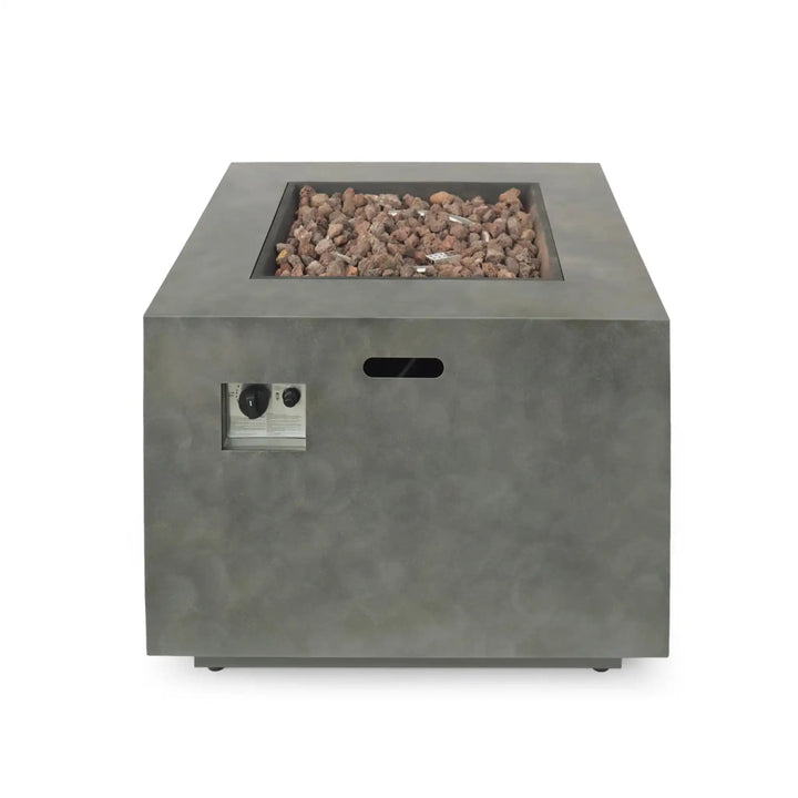 Outdoor Patio Fire Pit Table with 50,000 BTU Heat