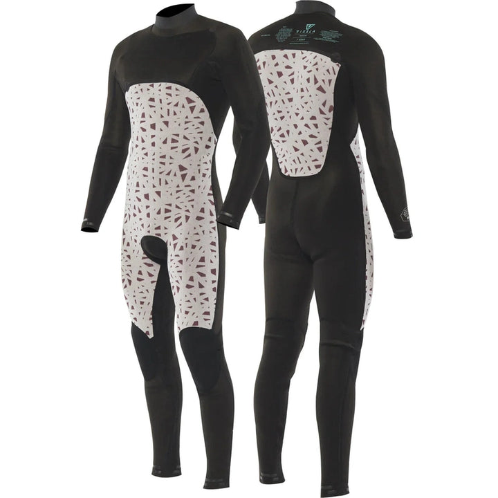 7 Seas 4-3 Full Chest Zip Wetsuit- No Logos