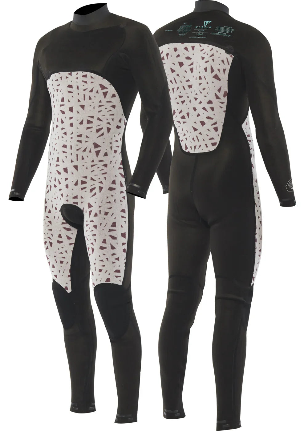 7 Seas Raditude 4-3 Full Chest Zip Wetsuit