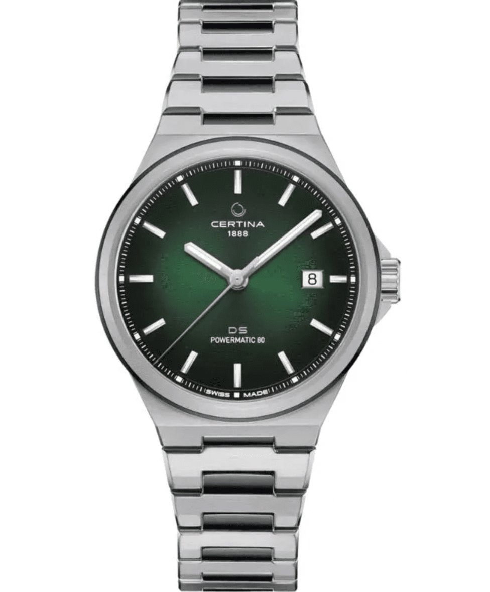 DS-7 Powermatic 80 Watch with Green Dial