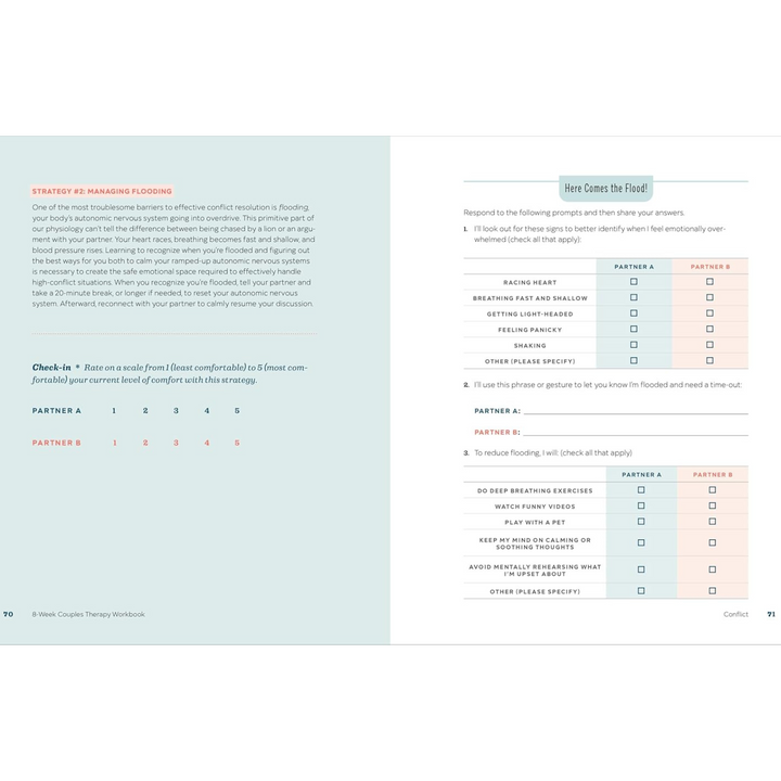 8-Week Couples Therapy Workbook: Essential Strategies to Connect, Improve Communication, and Strengthen Your Relationship Spiral Bound