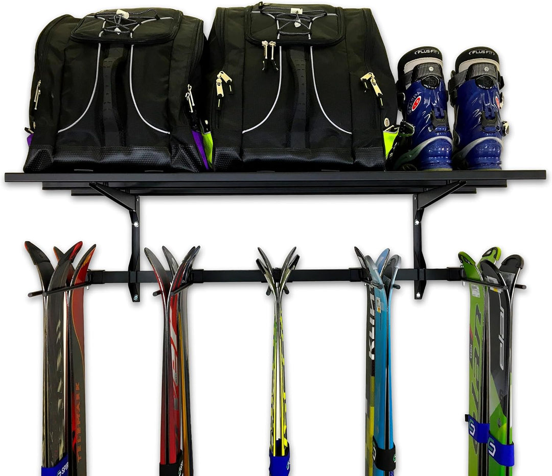 Solitude Ski Storage Rack for 10 Pairs of Skis