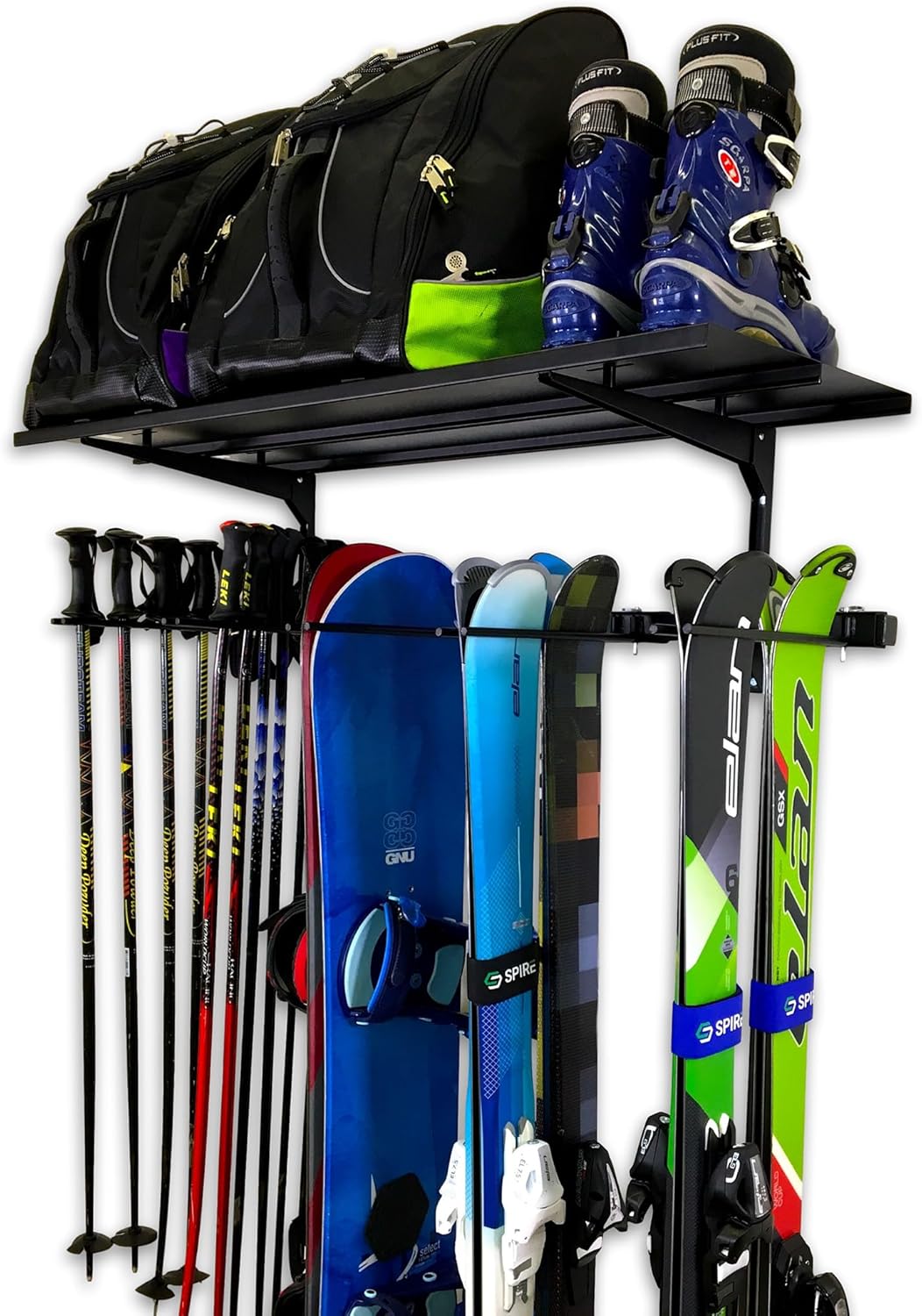 Solitude Ski Storage Rack for 10 Pairs of Skis