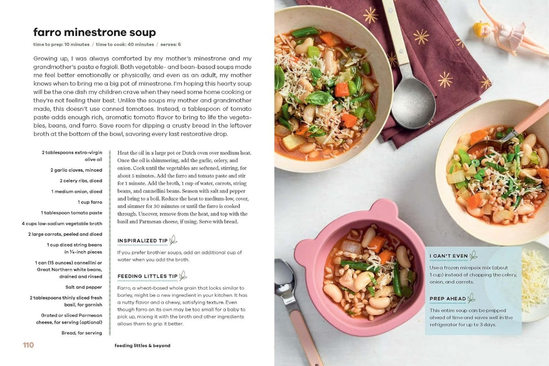 Feeding Littles and Beyond: 100 Baby-Led-Weaning-Friendly Recipes the Whole Family Will Love (Spiral Bound)