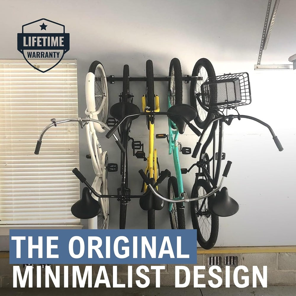 G-Bike Wall Storage System for 5 Bikes - Bike Storage Solution