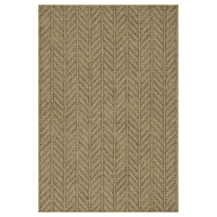 Earth GC_NTL1013 Jute/Mocha 7 ft. 10 in. x 10 ft. 3 in. Indoor/Outdoor Area Rug