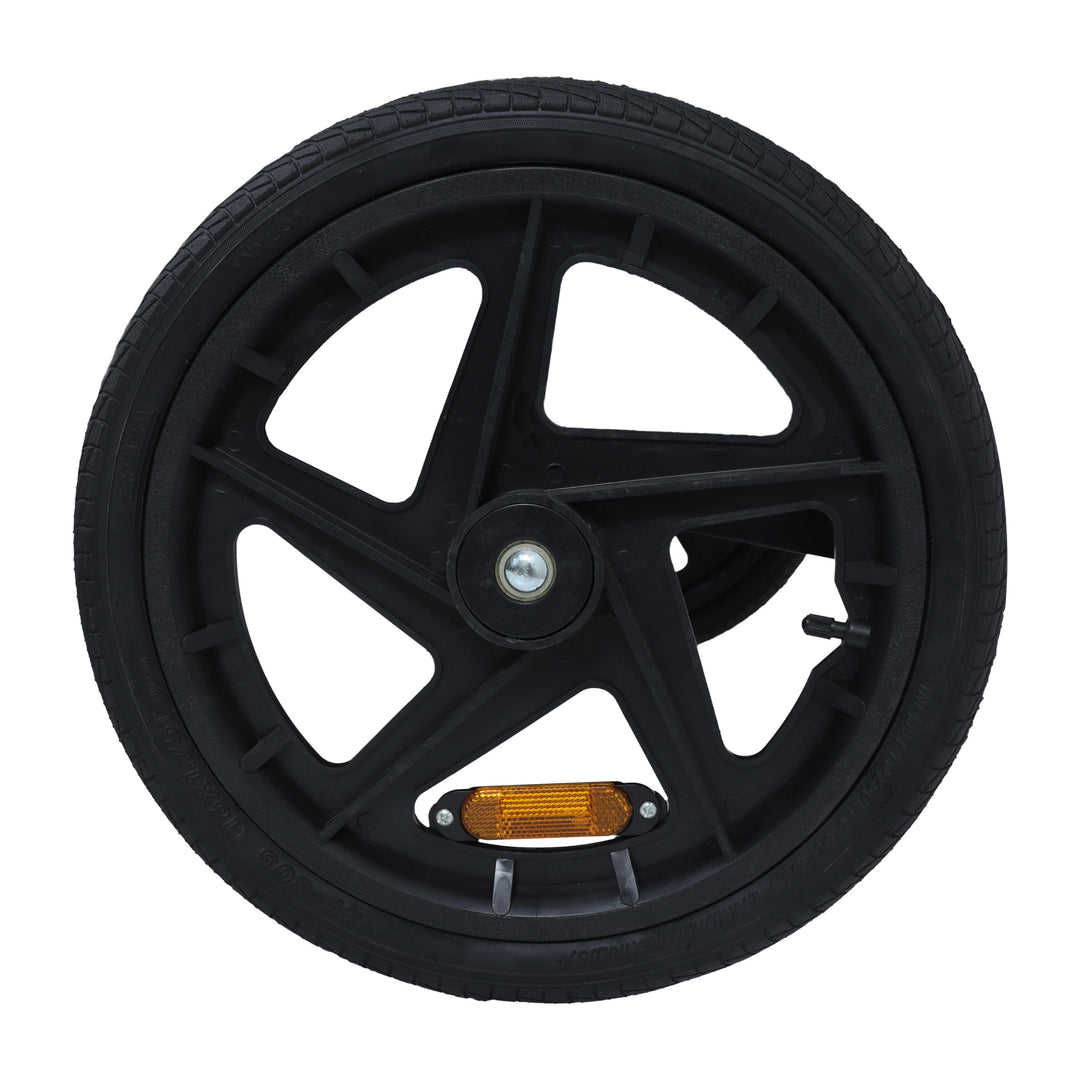 Outdoor Heavy Duty Collapsible Pet Bike Trailer with 16-Inch Wheels