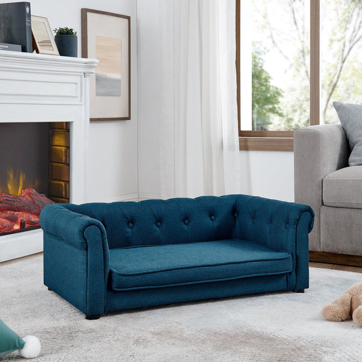 Elegant Elevated Dog Sofa Bed for Comfort