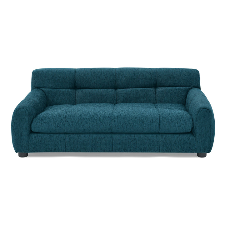 Soft Comfortable Pet Sofa with Backrest and Armrests in Blue