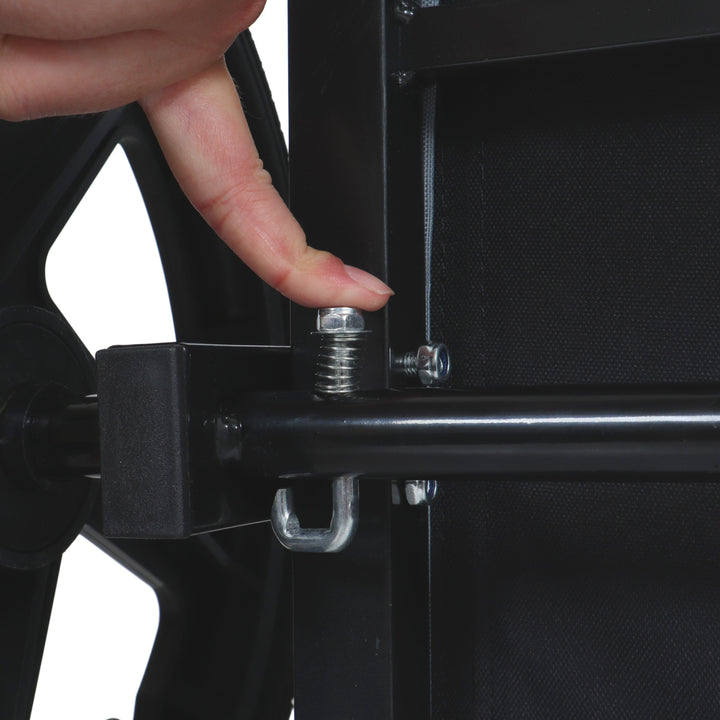 Outdoor Heavy Duty Collapsible Pet Bike Trailer with 16-Inch Wheels