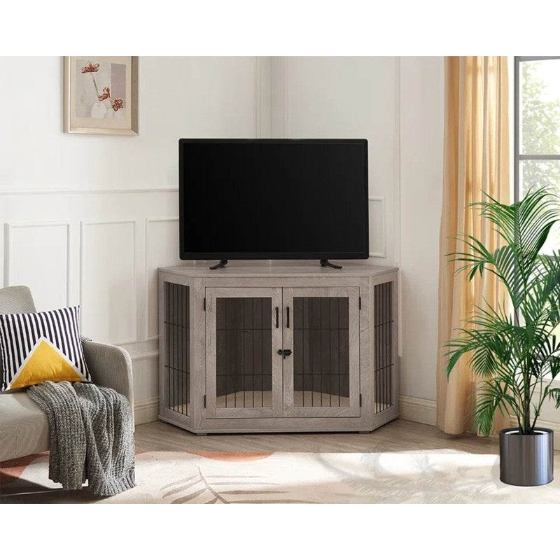 Dereham Furniture Corner Dog Crate with Cushion